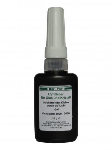 Ber-Fix UV-Kleber - Inhalt: 10 Gramm Viskositt: hochviskos + Spezialreiniger 20 g