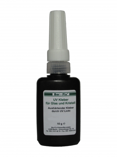 Ber-Fix UV-Kleber - Inhalt: 10 Gramm Viskositt: niederviskos mittelviskos hochviskos + UV-Lampe Ausfhrung: 21 LEDs