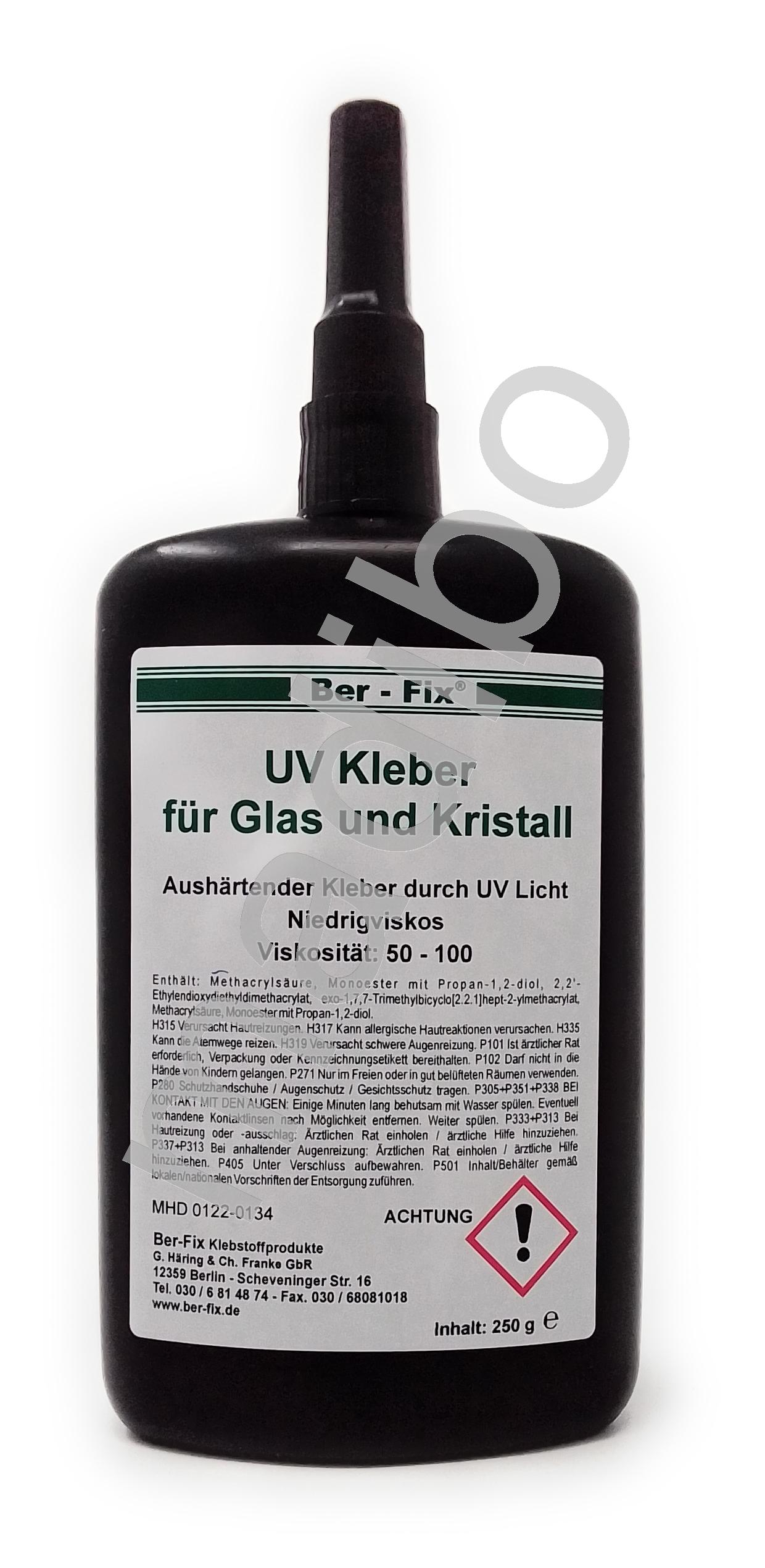 Ber-Fix UV-Kleber - Inhalt: 250 Gramm - Viskosität: niederviskos