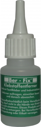 Ber-Fix Textilkleber - Inhalt: 150 ml + Klebstoffentferner 20 Gramm