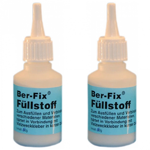 2 x Ber-Fix Fllstoff - Inhalt: 60 Gramm - Farbe: Wei